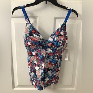 NEW DIRECTIONS SZ S NWT BATHING SUIT SWIM TOP TANK KINI BELK